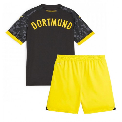 Maillot de foot Borussia Dortmund Extérieur enfant 2023-24 Manches Courte (+ pantalon court)